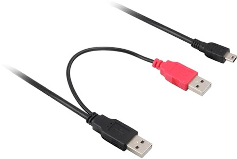Delock Kabel 2X USB2.0-A Stecker > USB Mini 5-Pol