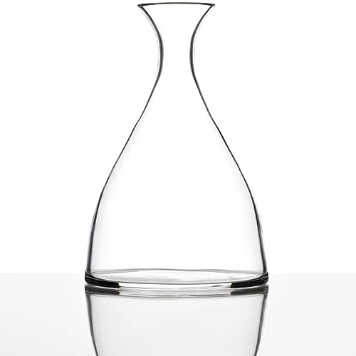 Stölzle Lausitz Decanter Barcelona Vulkanos 1,5 L – Elegante caraffa per vino rosso per massima ossigenazione – Cristallo soffiato a bocca – Lavabile in lavastoviglie e resistente nel tempo