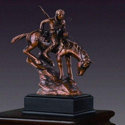 End of Trail Bronzefigur, Kunstharz, 16,5 cm hoch