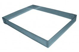 Mallard Ferriere-RECTANGLE INOX 40 x 30 x 3.5