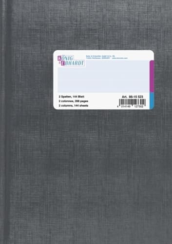 K+E Spaltenbuch A5 2 Spalten 144 Blatt hellblau