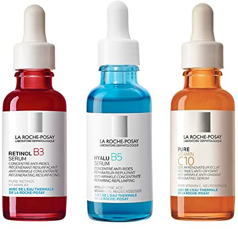 Box La Roche Posay P Retinol B3 Serum 30 ml + Hyalu B5 Serum Konzentrat 30 ml + Redermic Pure Vit C10 30 ml