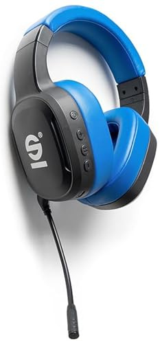 Celly, Cuffie Wireless Race Linea Sparco, Cuffie Bluetooth Over Ear, Ideali per Gaming, con Archetto Regolabile, Controllo da Remoto, Luci LED Rainbow con Effetti Dinamici