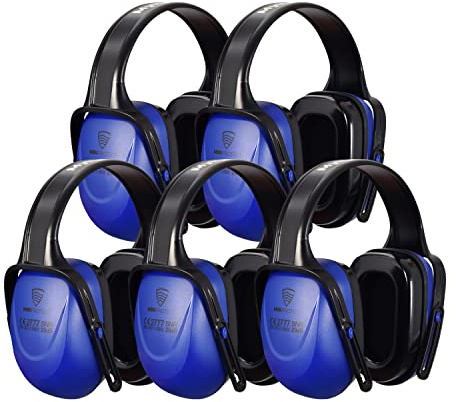 MSK Production Gehörschutz - 5x MyNoise Bloc1 - SNR 29dB - 5er Pack - Professionelle Lärmschutz Kopfhörer - Ohrenschützer, Kapselgehörschutz, Schallschutz, Ohrschützer, Baustelle