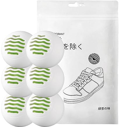 Teksome Palline deodoranti - Purificatore Efficace per la rimozione degli odori delle Scarpe da 6 Pezzi,Eliminatore di odori Riutilizzabile per Scarpe da Ginnastica Eliminatore di odori per Scarpe