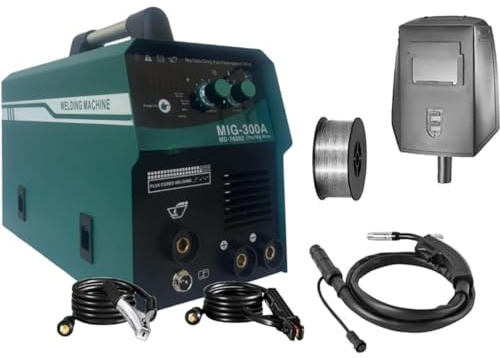 Saldatrice a filo continuo NO GAS 300A MIG-MMA elettrodo + bobina fino a 5KG