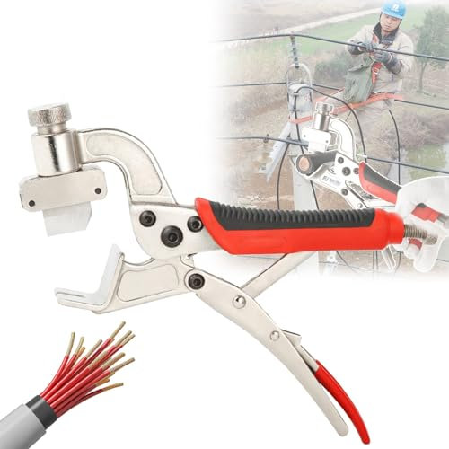 QUTBAG Alicates Pelacables multifuncionales, Tijeras para Cables con Profundidad de pelado Ajustable, Pelacables para Electricista Que Puede Cortar Horizontal y verticalmente, para Cables Φ20-55 mm