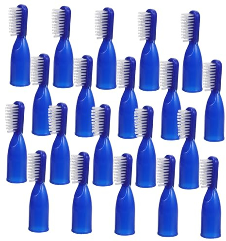 Healeved 20stücke Mini-zahnbürste mit Weichen Borsten Tragbare Reisezahnbürste Kurze Bürste fürs Gefängnis Haushaltszahnbürste Praktische Bürste mit Fingerschutz