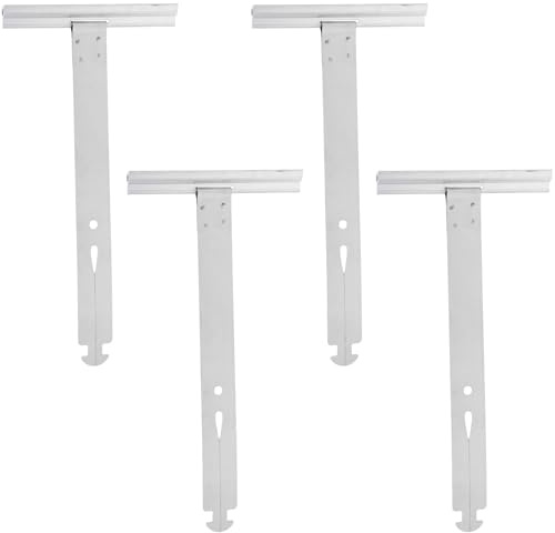 Ganci a Molla per Tapparelle Avvolgibili 4 Pezzi in Acciaio Inox Argento | Riparazione e Fissaggio, Controllo Flessibile e Attacco Sicuro, Accessorio per Finestre
