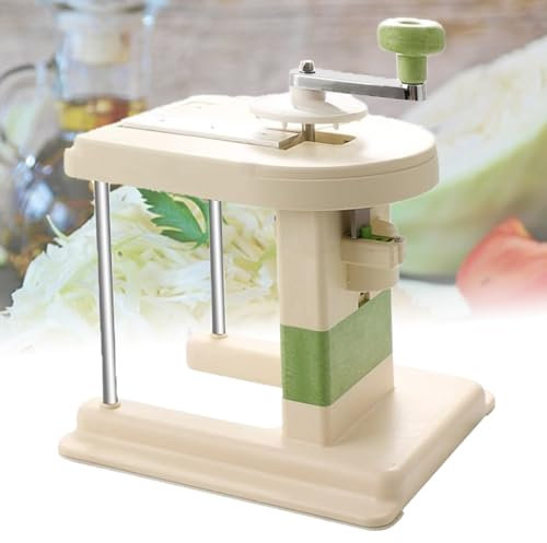 Rallador de repollo manual,Máquina cortadora de repollo triturada,Cortadora de repollo con manivela de acero inoxidable,Rallador de repollo desmontable con 3 cuchillas de acero inoxidable, for patatas