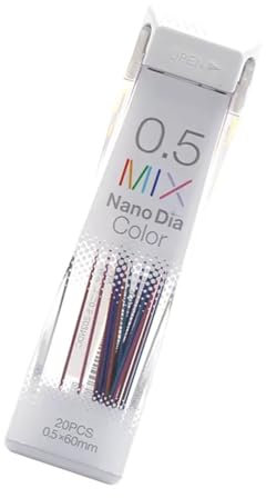 20 Stück 0 5 Mm Dicke Bleistiftminen Für 0 5 Mm Druckbleistift Automatischer Bleistift Farbige Minen Für Kunst Zeichnen Skizzieren