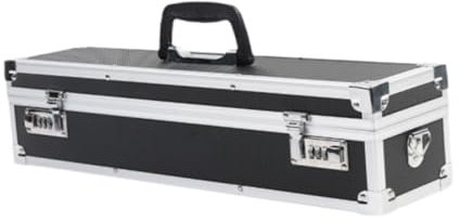 Milageto Étui à couteaux de Chef, organisateur de couteaux, boîte de rangement, protecteur, mallette de transport, avec serrures à combinaison en aluminium