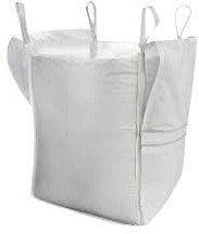 FIBC Bulk Builders Bag 75x85x95cm - Tunnel Loop - 1 Tonne Garden Waste Heavy Duty - Dumpy Jumbo Sacks Ton - Strong Woven Material (1)