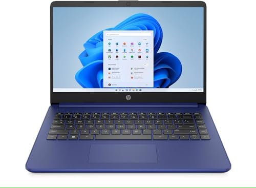 HP 14-inch Laptop | Intel Celeron N4120 | 4 GB RAM | 128 GB SSD | Intel UHD Graphics | HD Display | Windows 11 Home | Microsoft 365 Personal 1-Year Subscription Included | Indigo Blue | 14s-dq0012na