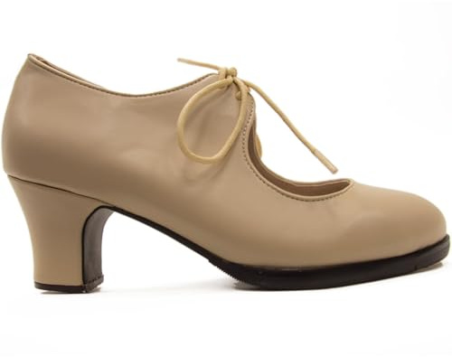 El Rocio desde 1980 Zapatado de Flamenco de Doble Suela y Cordones