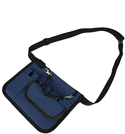 Oxxggkao Sac d'allaitement pour matériel médical avec support de ruban adhésif de poche utilitaire de stockage pour stéthoscopes, bandage, ciseaux Gürteltasche, bleu, One Size