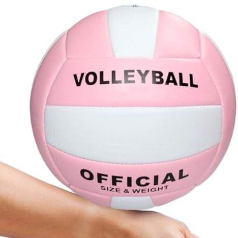 Soft-Touch-Volleyball, offizielles Lizenzprodukt, weicher Indoor-Volleyball, wasserdicht, leicht, Freizeit, offizielle Größe 5, für drinnen und draußen, Fitnessstudio, Spielball, Kunstleder