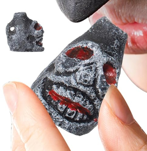 Loud Whistle - Terrifying Clay Toy, Realistic Screammaker, Creepy Fast Sound Gadget, Handmade Outdoor Accessory | Practical Trick Whistle for Men, Women, Boys, Teens,