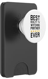 Best Reality Tv watching partner ever Reality show fan humor PopSockets PopWallet for MagSafe