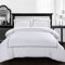 My Home Store Set di biancheria da letto con copripiumino di qualità alberghiera, 200 fili, in 100% morbido policotone traspirante, con federe, punti Baratta, matrimoniale