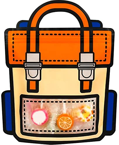 Haowul Partygeschenkbeutel 10pcs Schultaschen Cookie - Plastik Bunte Verpackung Geschenktüten Für Verpackung Packing Sweets Bag