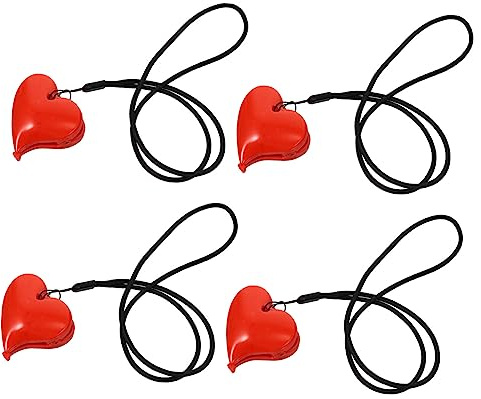 Toyvian Pinzas de Abs y Nylon para Mantas y Edredones en Forma de Corazón, Accesorio Multifuncional Diseño Seguro 2 Juegos para Cochecito para Bebés en Cochecito y Cuna