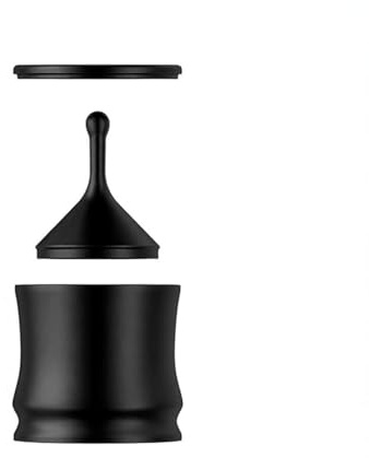 TFixol 51-54mm Alu um Lega Caffè Po er Picker Dosing Cup con anello di dosaggio Shaker cieco Caffè Po er ricevitore Contenitore Pr Coffee Espresso Strumento di distribuzione Adatto 51-54mm Portafilter