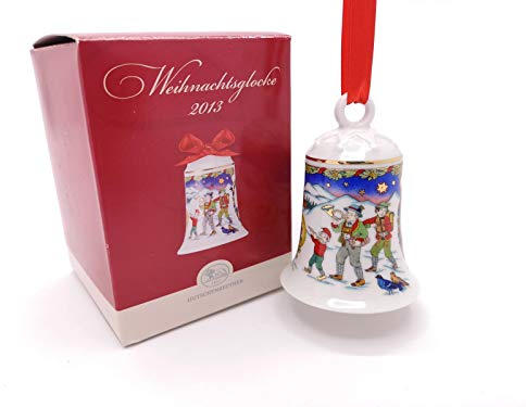 Hutschenreuther Porzellanglocke Weihnachtsglocke 2013 OVP -