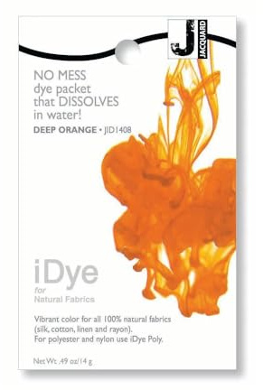 Jacquard iDye Fabric Dye 14g-Deep Orange by Jacquard