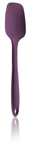 Kochblume Geizhals Set, Restelöffel, Flexlöffel S | Premium Premium-Silikon & BPA freimit Edelstahlkern | In der bunten Box (lila, Flexlöffel einzeln)