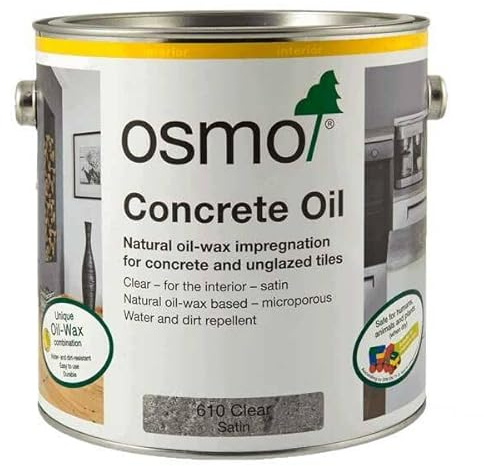 Osmo Huile intérieure en satin transparent 610 0,75 l