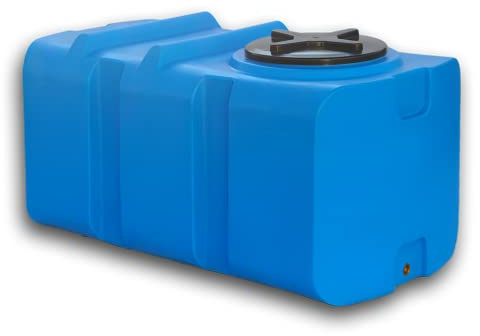 Varile 400L Trinkwassertank Blau | BPA-Frei | integriertes 3/4 Messinggewinde | Made in EU | Lebensmittelgeeignet