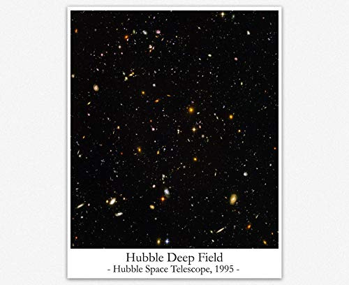 WallBUddy Hubble Deep Field Hubble Telescope Photo Famous Space Photo (59.4cm x 84cm (A1))