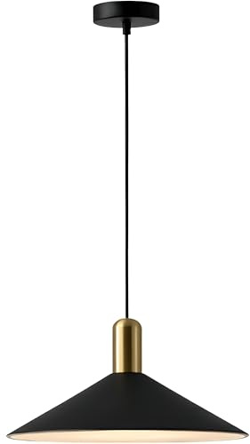 KCO Schwarze industrielle Retro-Lampe verstellbar aus Schmiedeeisen mit Lampenschirm aus Metall, Hängelampe auf dem Bauernhof, für die Beleuchtung des Restaurants der Kücheninsel