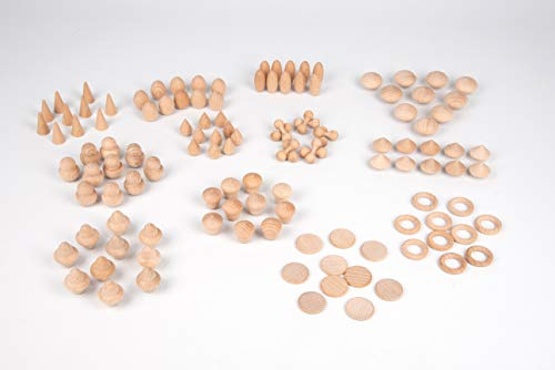 TickiT treausres 74017 Wooden Treasures, Natural Wood, Natürliches Holz, M