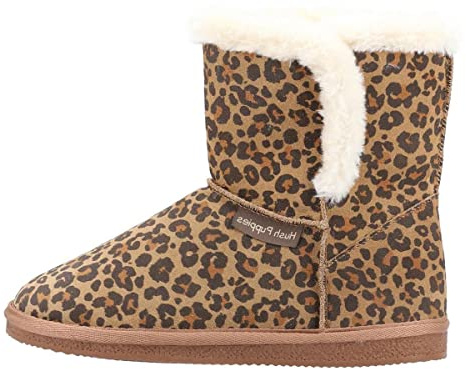 Hush Puppies Women's Ashleigh Slipper, leopard, 38 EU