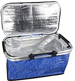 Isolierkorb Kühltasche Picknickkorb Einkaufskorb isoliert Kühlkorb
