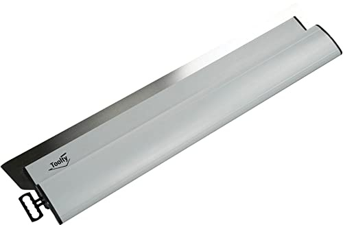Toolty Skimming Spatula - Finishing Trowel - 600 mm (23.62 inch) - Stainless Steel Blade - with PVC Handle - for Finishing and Smoothing - DIY - TLTY-4846