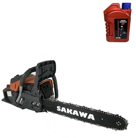SAKAWA Motosega Scoppio 58cc 16 + Olio 2 Tempi
