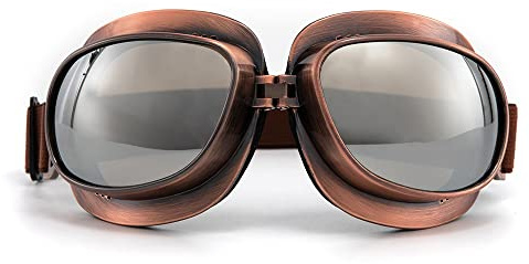 evomosa Vintage Motorradbrille, Sportbrille für Motorräder