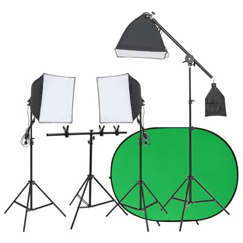 Somanki Kit per Studio Fotografico con Set di Luci e Fondale,Studio Foto,Fotografia,Illuminazione e Studio,Luci e Flash da studio-3143970