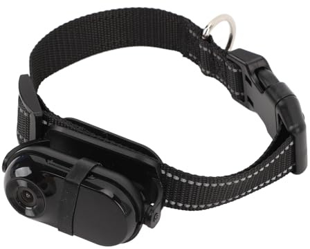 Plyisty Katzenkamerahalsband, 1080P 130-Grad-Katzenhalsbandkamera mit Videoaufzeichnungen, Bodycam-Hundekamera für Katzen, Hunde, Haustiere, kein WLAN Erforderlich (32GB)