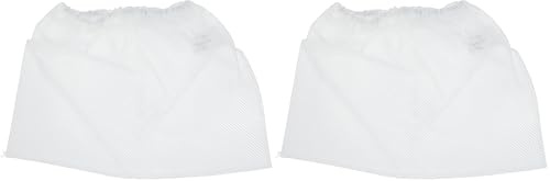 Ribimex PRECIO 018/CF RIBIMEX -Prefiltro antiestático PRCEN018/CF para BABYCEN, poliéster, blanco, pequeño (Paquete de 2)