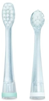Miniland - Repuestos Cepillo de Dientes Eléctrico Infantil, 2 Cabezales Intercambiables Suaves, Para Bebés de 0 a 6 Años, Compatibles con Baby Tooth Care