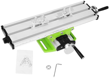 Gatuida 1 Set Mini Machines Drilling Slide Table Vise Multifunctional Worktable for Mini Drill Press Milling Machine Compact Sturdy Design for Home Accessories