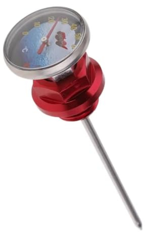 Oljemätstickor Motorcykel Tillbehör Oljetank Oljemätsticka Motoroljetemperaturmätsticka För 110cc För 125cc För Skoter(Red)