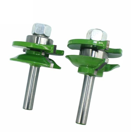 Juego de brocas rectas grandes de 8 mm para fresado de madera, accesorios de carpintería, brocas para carpintería