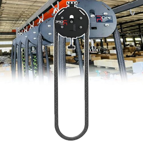 smafoseedding Q Rope Endless Rope Trainer Machine - Fune di Sospensione-Puleggia - Macchina per Arrampicata su Corda, capacità di Carico 150 kg, Resistenza 30 kg, Attrezzo per Tutto Il Corpo