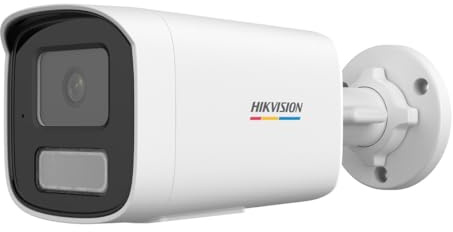 Hikvision Câmara de Sicurezza IP Value Bullet PoE 4MP ColorVu3.0 IP67 - DS-2CD1T47G3H-LIUF(4mm)