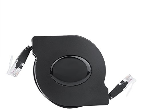 Yinhing Retractable Ethernet Retractable RJ45 Re CAT6 RJ45 Cable 2m High Speed LAN Internet Cord for Gaming and Streaming Design (2m)